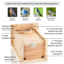 Load image into Gallery viewer, Bird Houses with Mounting Poles