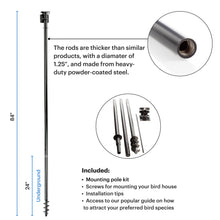 Load image into Gallery viewer, Mounting Poles for Bird Houses