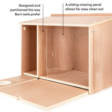 Load image into Gallery viewer, Partitioned interior with sliding viewing panel