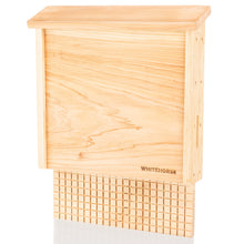 Cargar imagen en el visor de la galería, WHITEHORSE certified 1-chamber bat house, unfinished cedar