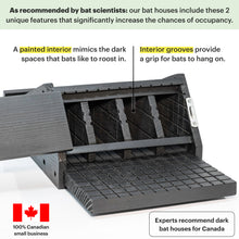 Load image into Gallery viewer, WHITEHORSE Bat House (4 Compartments) - Black