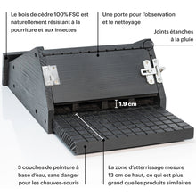 Charger l'image dans la galerie, WHITEHORSE Bat House (4 Compartments) - Black