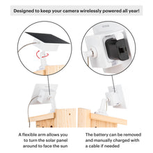 Load image into Gallery viewer, WHITEHORSE Solar Powered Camera for Bird Houses