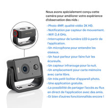 Load image into Gallery viewer, WHITEHORSE Solar Powered Camera for Bird Houses