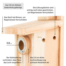 Laden Sie das Bild in den Galerie-Viewer, WHITEHORSE Bird House