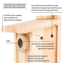 Cargar imagen en el visor de la galería, WHITEHORSE Bird House