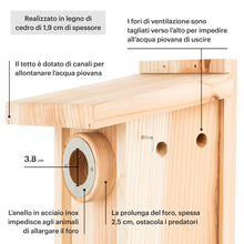Carica l'immagine nel visualizzatore di Gallery, WHITEHORSE Bird House