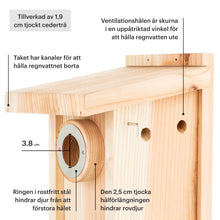 Load image into Gallery viewer, WHITEHORSE Bird House