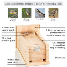 Load image into Gallery viewer, WHITEHORSE Bird House with Camera