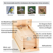Laden Sie das Bild in den Galerie-Viewer, WHITEHORSE Bird House with Camera
