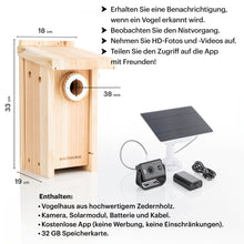 Laden Sie das Bild in den Galerie-Viewer, WHITEHORSE Bird House with Camera