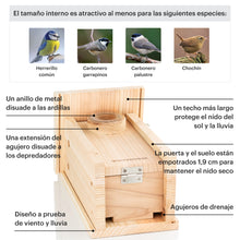 Cargar imagen en el visor de la galería, WHITEHORSE Bird House with Camera