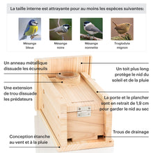 Afbeelding in Gallery-weergave laden, WHITEHORSE Bird House with Camera