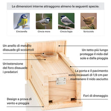 Load image into Gallery viewer, WHITEHORSE Bird House with Camera