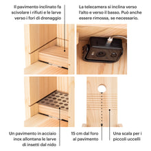 Load image into Gallery viewer, WHITEHORSE Bird House with Camera