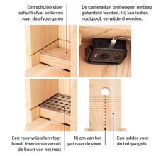 Load image into Gallery viewer, WHITEHORSE Bird House with Camera