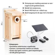 Load image into Gallery viewer, WHITEHORSE Bird House with Camera
