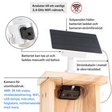 Load image into Gallery viewer, WHITEHORSE Bird House with Camera