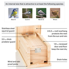 Load image into Gallery viewer, WHITEHORSE Bird House with Camera