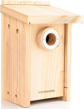 Cargar imagen en el visor de la galería, WHITEHORSE bird house with a metal predator guard